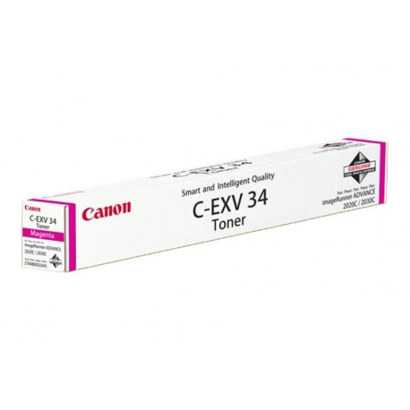 Canon C-EXV 34 - Magenta - original - toner cartridge - for imageRUNNER ADVANCE C2020i, C2020L, C2025i, C2030i, C2030L, C2220i, C2220L, C2225i, C2230i - 0
