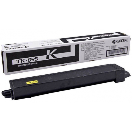 Kyocera TK 895K - Black - original - toner cartridge - for Kyocera FS-C8020, FS-C8025, FS-C8520, FS-C8525 - 0