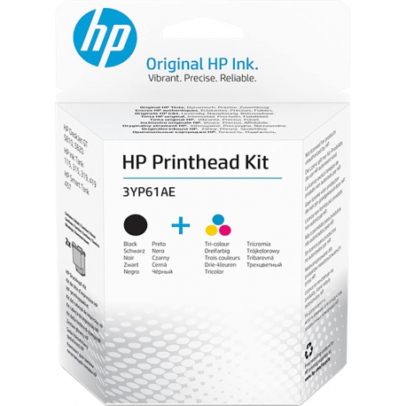 HP - 2-pack - colour (cyan, magenta, yellow), pigmented black - original - printhead replacement kit - for Deskjet GT 58XX; Ink Tank 11X, 31X; Ink Tank Wireless 41X; Smart Tank Wireless 45X - 0