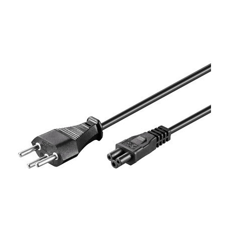 MicroConnect - Power cable - SEV 1011 (M) to IEC 60320 C5 - AC 250 V - 2.5 A - 5 m - black - 0
