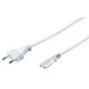 Microconnect Power Cord Notebook - Power cable - 1.5 m - white