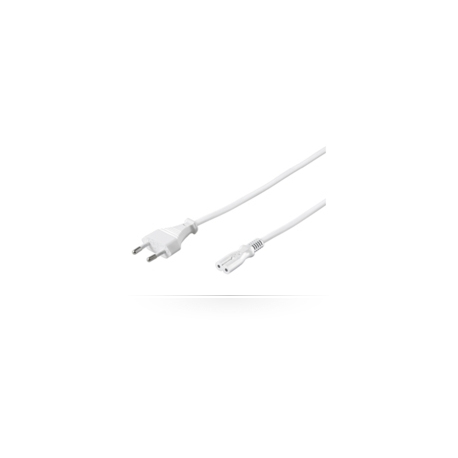 MicroConnect - Power cable - IEC 60320 C7 to Europlug - 5 m - white - Europe - 0
