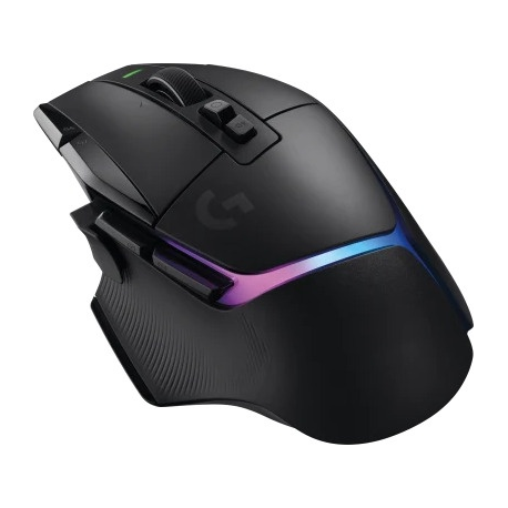 Logitech G G502 X PLUS - Mouse - optical - 8 buttons - wireless - LIGHTSPEED - Logitech LIGHTSPEED receiver - black - 1
