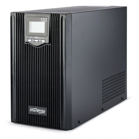 EnerGenie EG-UPS-PS3000-02 - UPS - AC 220 V - 2400 Watt - 3000 VA - 9 Ah - USB, RJ-45 - output connectors: 6 - black - 0