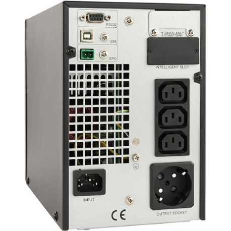 EnerGenie EG-UPSO-1000 - UPS - online - AC 220 V - 900 Watt - 1000 VA - 9 Ah - USB, RJ-45 - output connectors: 4 - 2