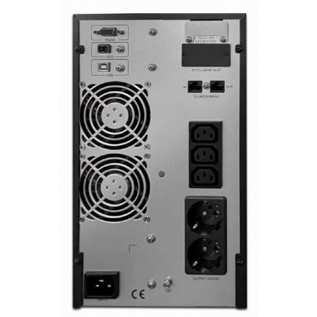 EnerGenie EG-UPSO-3000 - UPS - online - AC 220 V - 2700 Watt - 3000 VA - 9 Ah - USB - output connectors: 5 - 3