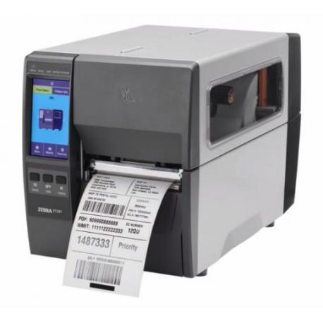 TT Printer ZT231, 4inch, 203 dpi, Thermal Transfer, Peel, EU/UK Cords, USB, Serial, Ethernet, BTLE, USB Host, EZPL