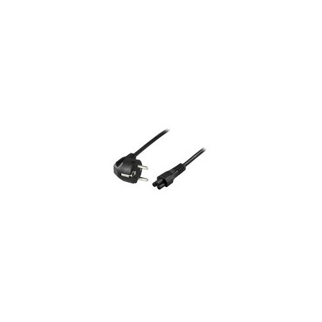 MicroConnect - Power cable - IEC 60320 C5 to CEE 7/7 (M) angled - 10 m - black - 0