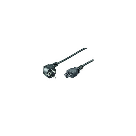 MicroConnect - Power cable - IEC 60320 C5 to CEE 7/7 (M) angled - 1.2 m - black - 0