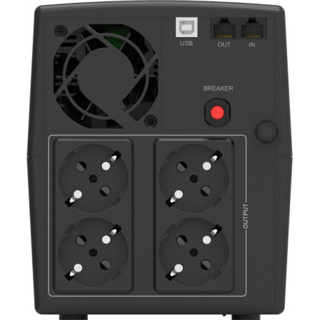 PowerWalker Basic VI 2200 STL - UPS - AC 162-290 V - 1320 Watt - 2200 VA - 9 Ah - USB - output connectors: 4 - 1