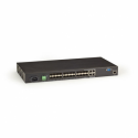 Black Box SFP Managed Switch Eco - Switch - Managed - 20 x Gigabit SFP + 4 x combo Gigabit SFP - desktop, rack-mountable