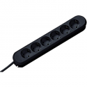 Bachmann SMART - Power strip - output connectors: 6 (power) - 1.5 m - black