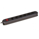 Bachmann SMART - Power strip - output connectors: 6 - 1.5 m - Germany - brown