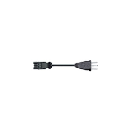 Bachmann - Power cable - GST18i3 (F) to SEV 1011 (M) - 1.5 m - black - Switzerland - 0