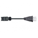 Bachmann - Power cable - GST18i3 (F) to SEV 1011 (M) - 1.5 m - black - Switzerland