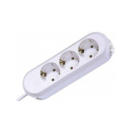 Bachmann SMART - Power strip - output connectors: 3 (3 x power Type F) - 1.5 m - white - 0