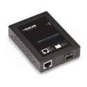 Black Box PoE+ PSE Media Converter - Fibre media converter - GigE - 10Base-T, 100Base-TX, 1000Base-T, 1000Base-X - RJ-45  /  SFP (mini-GBIC)