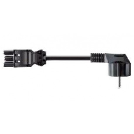 Bachmann S05VV-F 3G - Power cable - 2-pole (M) to GST18 (F) - 2 m - right-angled connector - black - 0
