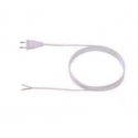 Bachmann - Power cable - Europlug (P) to bare wire 25 mm stripped - 2.5 A - 2 m - molded - white