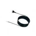 Bachmann - Power cable - CEE 7 / 7 (M) right-angled to bare wire - 250 V - 16 A - 2 m - molded, round - black