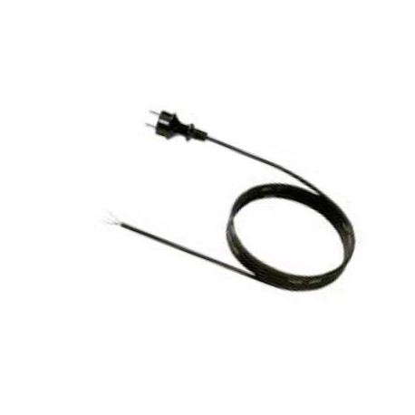 Bachmann - Power cable - Type F (M) to bare wire - AC 250 V - 5 m - molded - black - 0