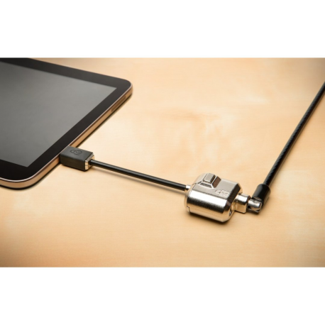 Kensington MiniSaver Mobile Lock - Notebook locking cable - black - 1.8 m - 8