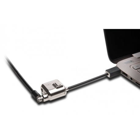 Kensington MiniSaver Mobile Lock - Notebook locking cable - black - 1.8 m - 10