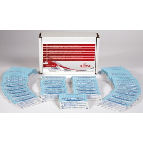 Fujitsu F1 Scanner Cleaning Wipes - Cleaning wipes (pack of 24) - for fi-65F; ScanSnap iX100, iX1400, iX1500, iX1600, iX500, S1100, S1100i, S1300, S1300i, SV600 - 1