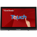 ViewSonic - LED monitor - 16" (15.6" viewable) - touchscreen - 1366 x 768 @ 60 Hz - TN - 190 cd/m² - 500:1 - 12 ms - HDMI, VGA - speakers
