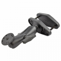 RAM RAM-101U-247-4 - Mounting component (clamp base, double socket arm, round base) - marine grade aluminium - powder coated aluminium