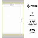 Zebra Z-Perform 1000D - White - 102 x 152 mm 5700 pcs. (12 roll(s) x 475) labels - for LP 2742, 3742; TLP 3642, 3742; Zebra DA402; LP 2742, 2844; TLP 2742, 2844, 3742, 3842