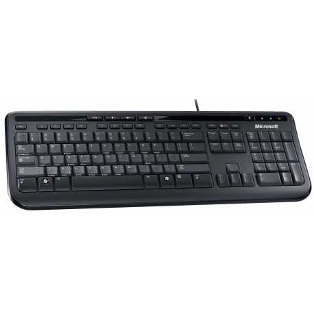 Microsoft Wired Desktop 600 - Keyboard and mouse set - USB - German - 1