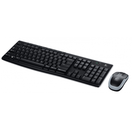 Logitech MK270 Wireless Combo - Keyboard and mouse set - wireless - 2.4 GHz - German - for exone go Workstation 1575 - 1