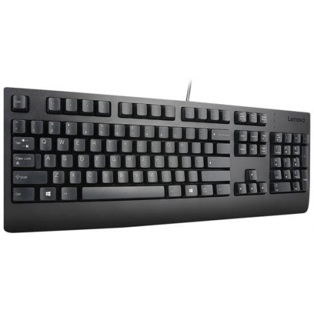 Lenovo Preferred Pro II - Keyboard - USB - QWERTY - UK - black - FRU - for IdeaPad S340-14; ThinkCentre M90a Gen 3; M90a Pro Gen 3; M90q Gen 2; M90t Gen 3 - 1