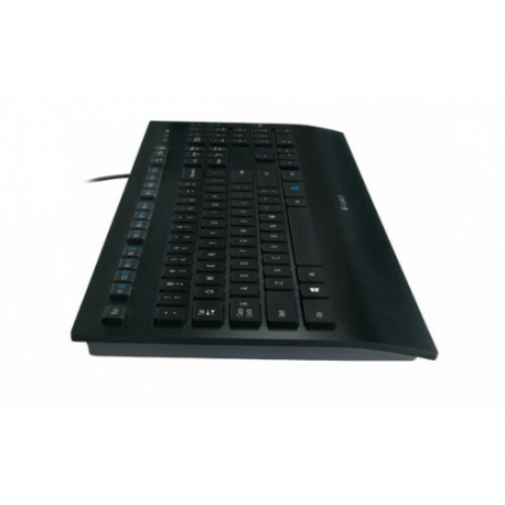 Logitech K280e - Keyboard - USB - German - black - 15