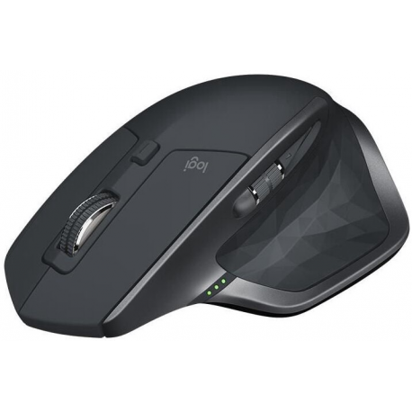 Logitech MX Master 2S - Mouse - laser - 7 buttons - wireless - 2.4 GHz - Logitech Unifying receiver - graphite - 0