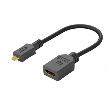 MicroConnect - HDMI adapter - HDMI female to micro HDMI male - 0