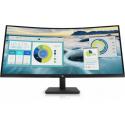 HP P34hc G4 - P-Series - LED monitor - curved - 34" - 3440 x 1440 WQHD @ 60 Hz - VA - 250 cd / m² - 3500:1 - 5 ms - HDMI, DisplayPort, USB-C - speakers - black