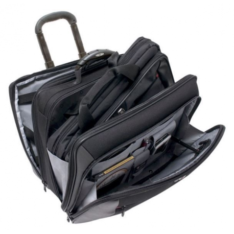 Wenger POTOMAC 2-Piece Business Set with Comp-U-Roller - Notebook carrying case - 17" - black - with 15.4" Laptop Case - 1