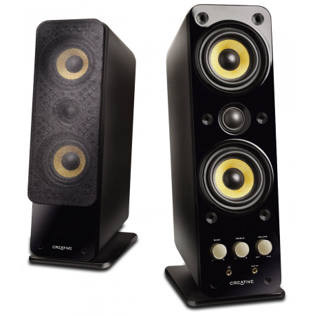 Creative GigaWorks T40 Series II - Speakers - For PC - 32 Watt (Total) - 2-way - gloss black - 1