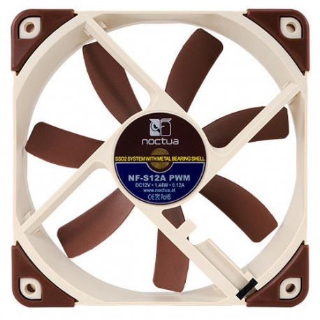 Noctua NF-S12A PWM - Case fan - 120 mm - 1