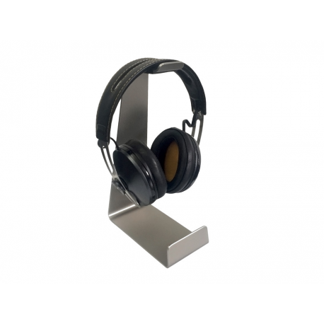 Multibrackets M Headset Holder - Mounting kit (desk stand) - for headphones / headsets - aluminium - black - desktop - 5
