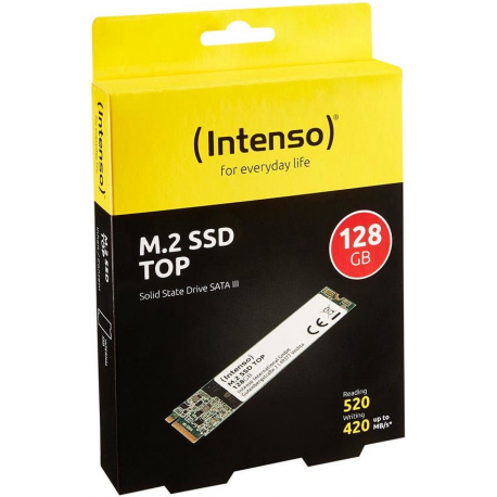 Intenso TOP - SSD - 128 GB - internal - M.2 2280 - SATA 6Gb / s - 1
