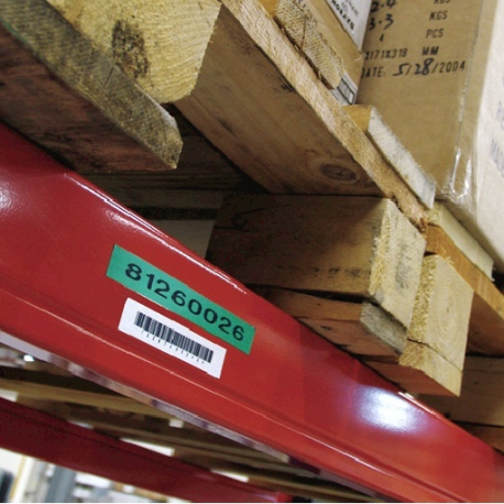 DYMO D1 - Removable adhesive - black on green - Roll (1.9cm x 7m) 1 roll(s) labels - for LabelMANAGER 360, 400, 420, 450, 500, PC, PC2, Wireless PnP; LabelPOINT 300, 350 - 1