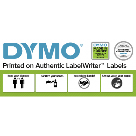 DYMO LabelWriter LAF Labels Large - Black on white - 59 x 190 mm 110 label(s) (1 roll(s) x 110) lever arch labels - for DYMO LabelWriter 310, 315, 320, 330, 400, 450, 4XL, SE450, Wireless - 6