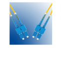 MicroConnect - Network cable - SC/PC single-mode (M) to SC/PC single-mode (M) - 0.5 m - fibre optic - 9 / 125 micron - OS2 - yellow