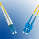 MicroConnect - Network cable - LC/UPC single-mode (M) to SC/UPC single-mode (M) - 3 m - fibre optic - 9 / 125 micron - OS2 - yellow