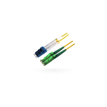 MicroConnect - Network cable - E2000/APC single-mode (M) to LC/UPC single-mode (M) - 3 m - fibre optic - 9 / 125 micron - 0