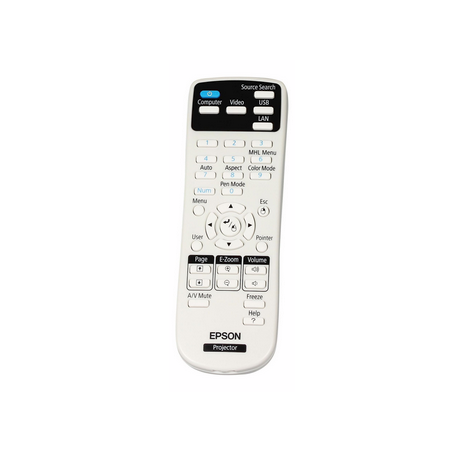 Epson - Remote control - for BrightLink 536, 575, 585, 595; BrightLink Pro 14XX; PowerLite 52X, 53X, 57X, 585 - 0