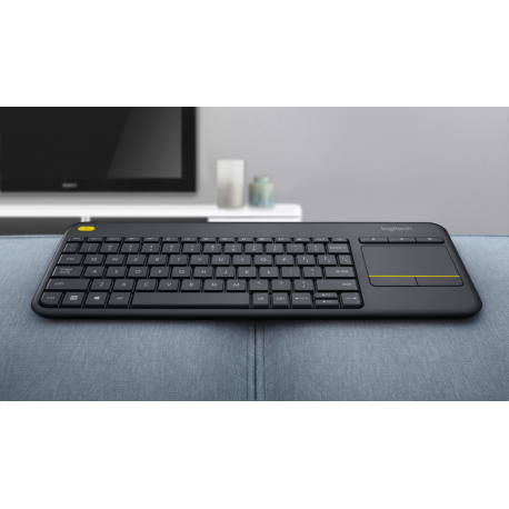 Logitech Wireless Touch Keyboard K400 Plus - Keyboard - wireless - 2.4 GHz - English - 8
